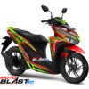 Decal stiker Vario 125/150 Esp RED BATMAN SPLASH STABILO